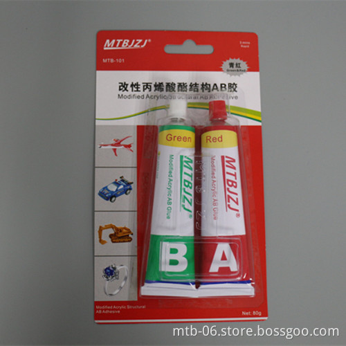 High Performance Structural Adhesive AB Glue for Metal,Plastic and Wood